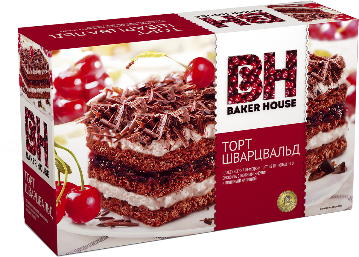 Торт бискв. Шварцвальд 350 гр. "Baker House"