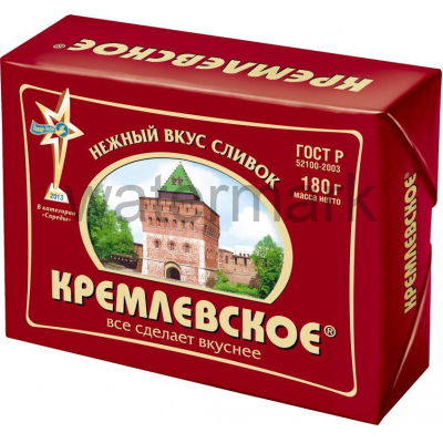 Спред 180гр.растительно-жировой ТМ "Кремлевское", фольга