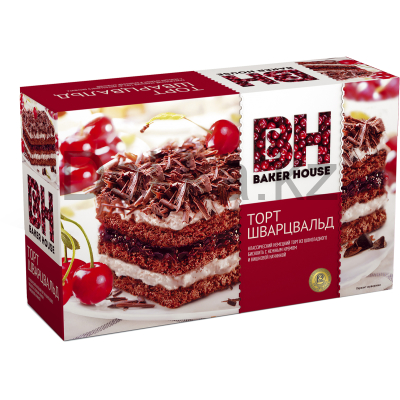 Торт бискв. Шварцвальд 350 гр. "Baker House"