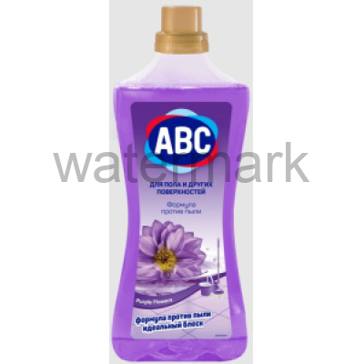 Универсальный очиститель "АВС" для пола 900мл. ПУРПУРНЫЕ ЦВЕТЫ