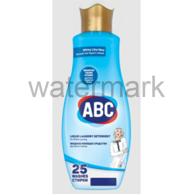Стиральный порошок жидкий "АВС" 1500мл. БЕЛЫЙ