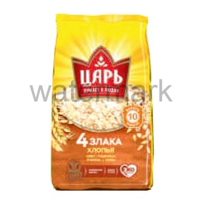 Хлопья 4 злака "Царь" П18 400 гр.