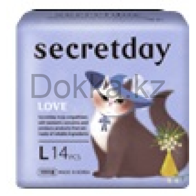 SecretDay Прокладки женские гигиенические LOVE, Large, 14 шт