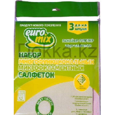 Тряпки из микрофибры  EUROMIX