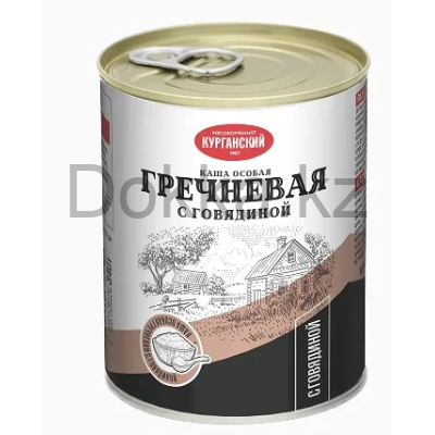 Каша 340гр.особая гречневая с говядиной Стандарт ключ этикет