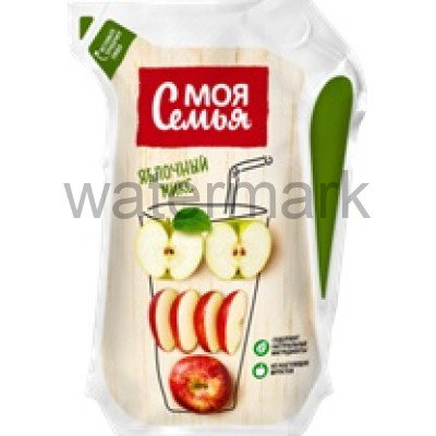 Моя Семья 0,2л. Напиток сокосодержащий из яблок "Яблочный микс"(ДП)