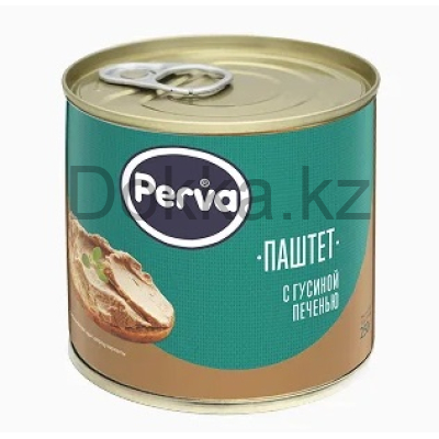 Паштет 250гр. с гусиной печенью Perva ключ new СТО