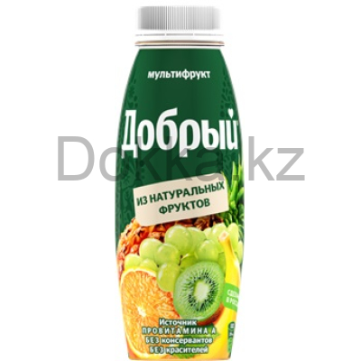 Добрый 0,3 л Нектар мультифруктовый, обогащ.провитам. А 50%
