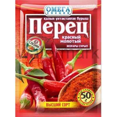 Перец красный мол. в/с 50г