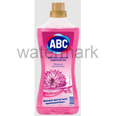 Универсальный очиститель "АВС" для пола 900мл. РОЗОВЫЙ