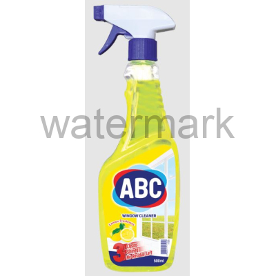 Спрей д/чистки окон  "АВС" 500мл. ЖЕЛТЫЙ