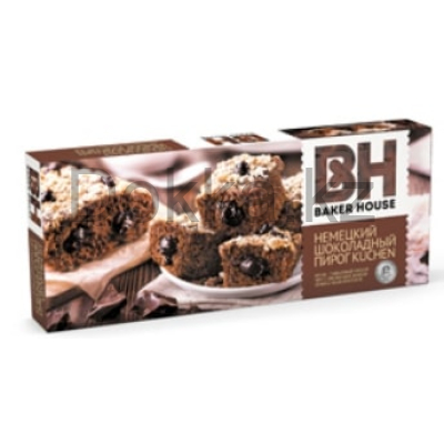 Пирог "KUCHEN"шоколад 350 гр.немецкий "Baker House"