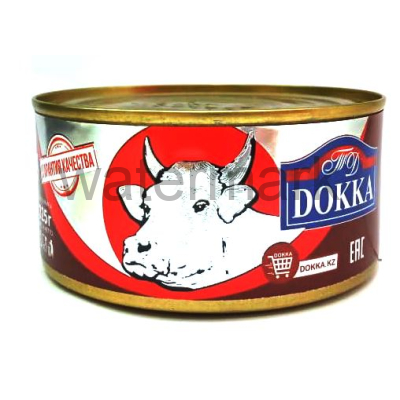 Тушеная говядина в/с 325 гр. ТМ "ДОККА"