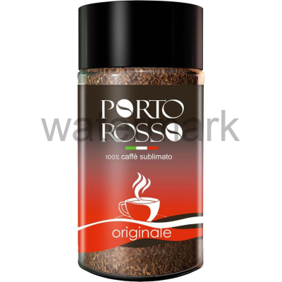 Кофе раст.90гр.ст/б.PORTO ROSSO ORIGINALE натуральный сублимированный с кофеином