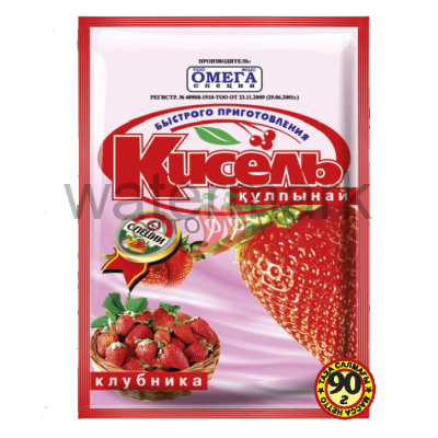 Кисель Клубника 90 гр.