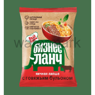 ЛБП "Бизнес Ланч" яичная с говяжьим бульоном, плёнка 45гр.*100шт