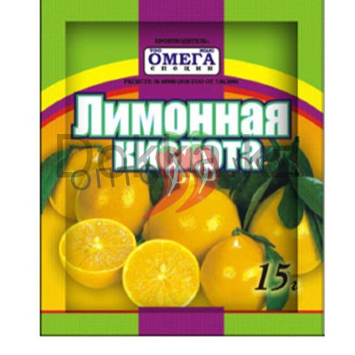 Лимонная кислота 15гр Омега