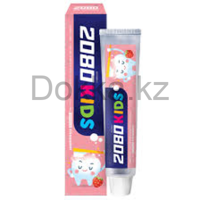 2080 Dental Clinic Детская Зубная паста КЛУБНИКА / STRAWBERRY, 80 гр