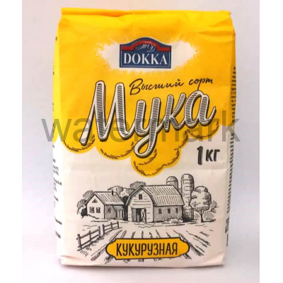 Мука кукурузная 1кг. ТМ "ДОККА"