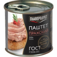 Паштет пражский 250гр. с ключом Главпродукт