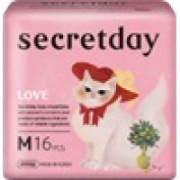 SecretDay Прокладки гигиенические LOVE, Medium, 16 шт