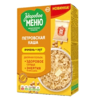 Каша ячневая с нутом "Петровская каша" К400гр. "Здоровое меню"