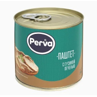 Паштет 250гр. с гусиной печенью Perva ключ new СТО