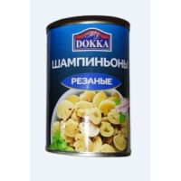 Шампиньоны резанные 400 гр. ТМ "DOKKA"