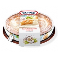 Пирог 400 гр."KOVIS" бискв. с нач. кокосовой
