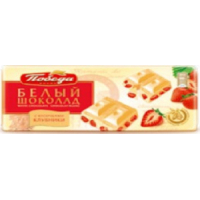 Шоколад 1020 "Белый с клубникой" 100г/20шт