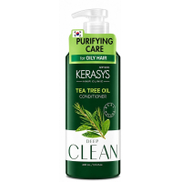 Kerasys Natural 400 мл Кондиционер с МАСЛОМ ЧАЙНОГО ДЕРЕВА/TEA TREE OIL
