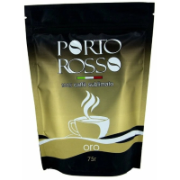 Кофе раст.75гр.пакет PORTO ROSSO ORO натуральный сублимированный с кофеином