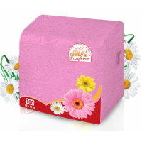 Салфетки "Семья и Комфорт" 100л. тон розовые (48)