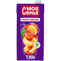 Моя семья 1,93л. Напиток из груш, яблок и персиков "Персик-Кудесник"