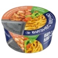Изд-ия мак-ые лапша б/п "Бизнес Меню" с кур.филе с приправами и овощами, SRP-короб,110 гр.*18