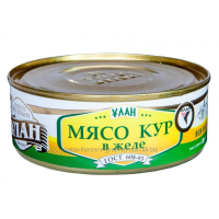 Мясо кур в желе 250 гр.