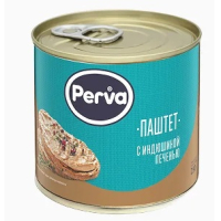 Паштет 250гр. с индюшиной печенью Perva ключ new СТО