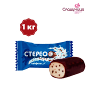 Стерео, 1кг*5пак., конфеты неглазир.с корпусами из мягкой карамели