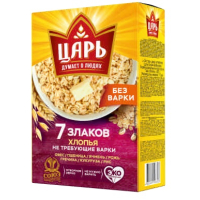 Хлопья 7 злаков "Царь" К63 400гр. не треб.варки