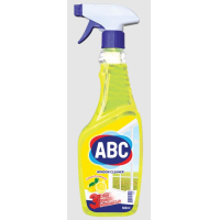 Спрей д/чистки окон  "АВС" 500мл. ЖЕЛТЫЙ