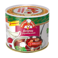 Борщ украинский с мясом 525 гр. Главпродукт № 12