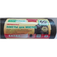 Мешки д/м ПНД MIRPACK-"EXTRA" 60л.(1р-50шт) 12 мкм
