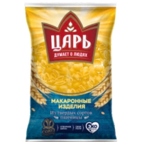 Макарон.изд."Царь""Ракушка большая"400гр.