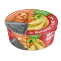 Картофельное пюре б/п "БИЗНЕС МЕНЮ", с кур.филе с припр.и овощами, 110гр.x 18, SRP-короб