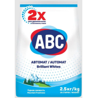 Стиральный порошок "АВС" 2,5кг. ГОРНАЯ СВЕЖЕСТЬ