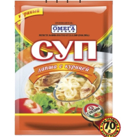 Суп NEW лапша с курицей 70гр Омега