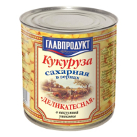 Кукуруза деликатесная 340гр.ж/б Главпродукт