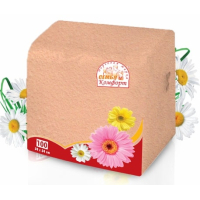 Салфетки "Семья и Комфорт" 100л. тон персик (48)