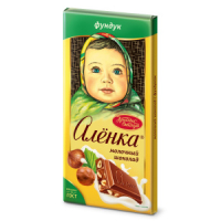 Шоколад Аленка с фундуком 1/75