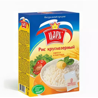 Крупа рис круглозерный К 500 гр. К "Царь"